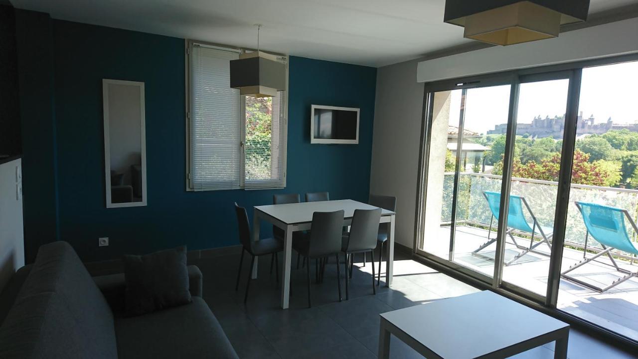 Appartement Le Saint Nazaire - Les Balcons de la Cité Carcasona Exterior foto