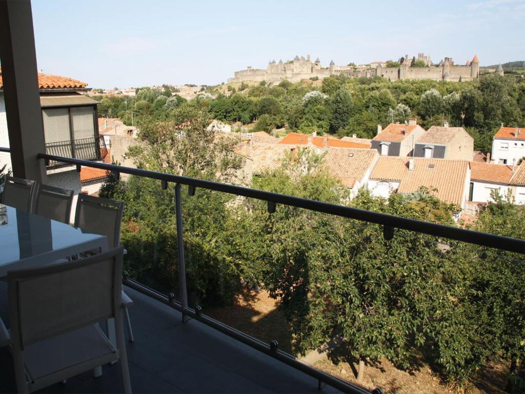 Appartement Le Saint Nazaire - Les Balcons de la Cité Carcasona Habitación foto