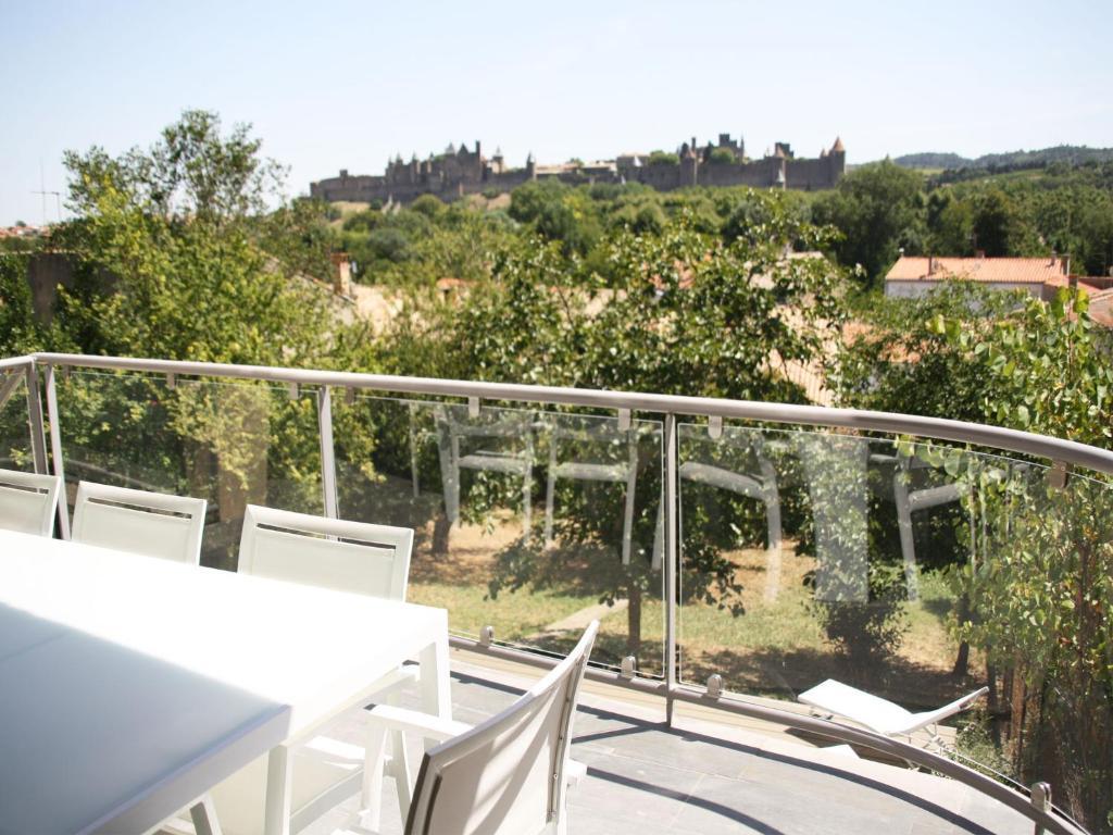 Appartement Le Saint Nazaire - Les Balcons de la Cité Carcasona Habitación foto